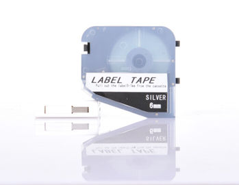 管プリンターのためのケーブル ID のラベル メーカーのゆとりテープ銀 6mm - 12mm