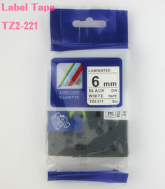 兄弟 TZ-211 の白いラベル テープのための P 接触ラベル メーカー テープ取り替え