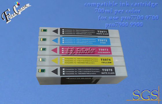 350ML Epson プロ 7900/9900 プリンター 11 色のための詰め替え式の大判カメラのインク カートリッジ