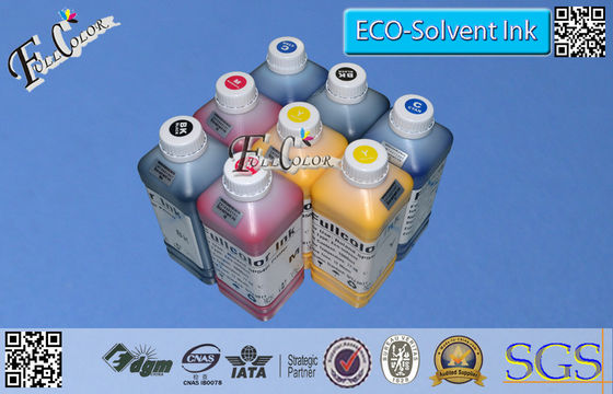 6 色 1000ml のびんの顔料は Epson のスタイラスの写真 1400 のプリンター OEM のための環境溶媒インクを基づかせていました