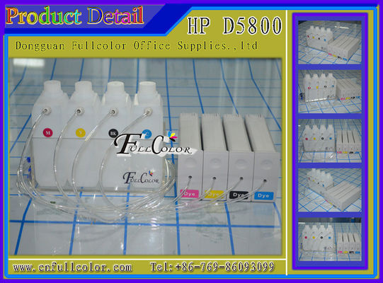 色ごとの分配 HP81 多用性がある HP Designjet D5800 の大判カメラ CISS システム BK C M Y 1000ML