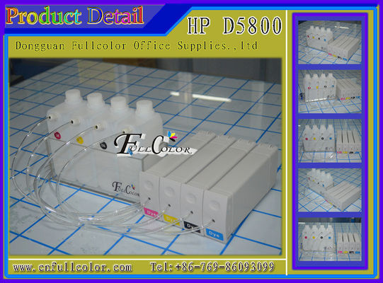 DIY HP81 CISS 多用性がある HP Designjet D5800 プリンター BK C M Y 連続的なインク供給方式