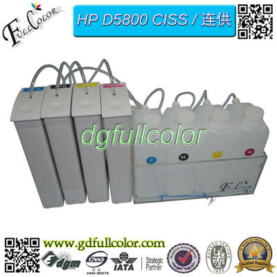 DIY HP81 CISS 多用性がある HP Designjet D5800 プリンター BK C M Y 連続的なインク供給方式