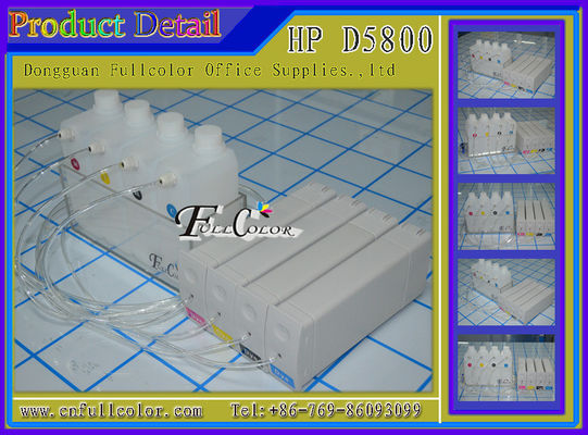 DIY HP81 CISS 多用性がある HP Designjet D5800 プリンター BK C M Y 連続的なインク供給方式