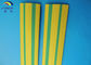 絶縁材の黄色緑のストリップのポリオレフィン熱収縮の管/熱-縮みやすい管の黄色及び緑VW-1炎-抑制剤