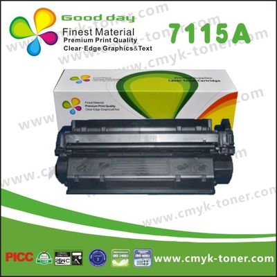 C7115A HPレーザージェット1000 1005 1200 1200Nの黒色トナーカートリッジ
